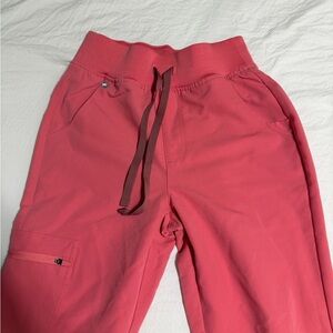 FIGS High Waisted Zamora Joggers Desert Rose - XXS TALL - NEVER WORN